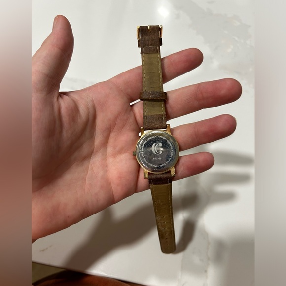 Charming Charlie map and plane watch brown - Picture 4 of 5